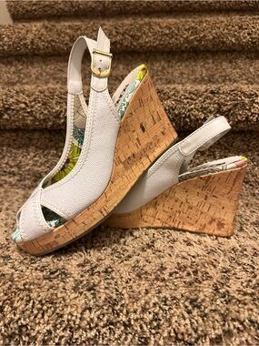 Bongo Peep Toe Wedge